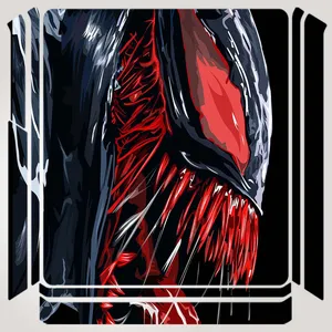 برچسب پلی استیشن ۴ مدل  red venom artwork    کد PSS-355  