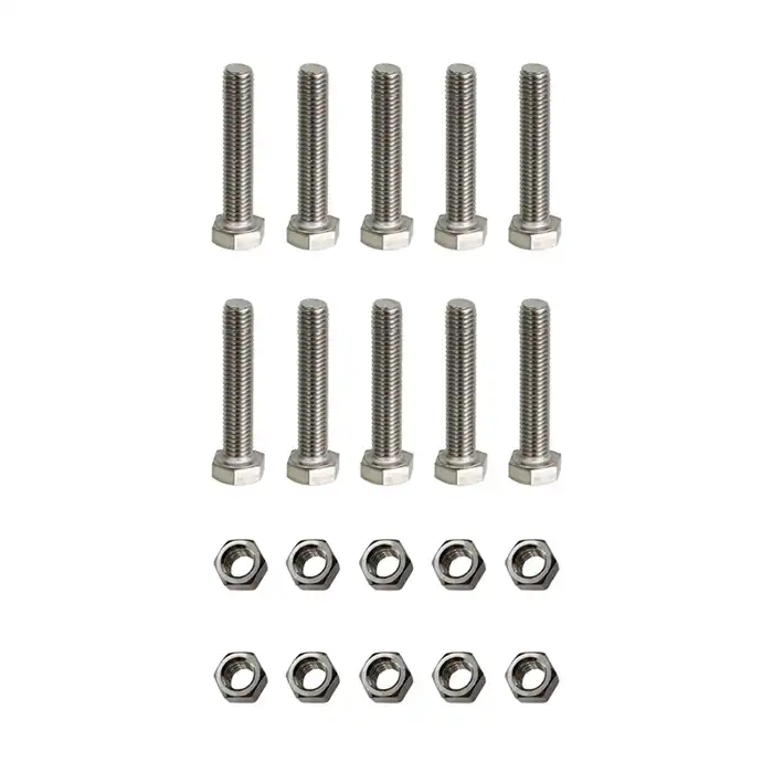 پیچ و مهره مدل Hex-12-60 بسته 20 عددی