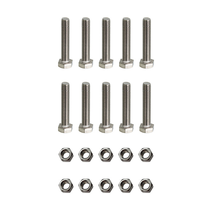 پیچ و مهره مدل Hex-12-60 بسته 20 عددی