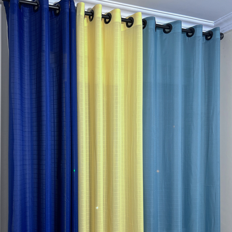 پرده مدل پانچ حریر شانتون سایز 280x300 سانتی‌متر