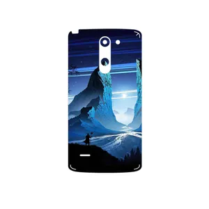 MAHOOT Blue Mountains Digital Art Cover Sticker for LG G3 Stylus