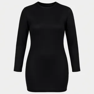 تونیک آستین بلند زنانه مدل زیرسارافون ساده