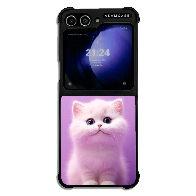 کاور آکام مدل AMC-WSGZFLIP5-CATS11 مناسب برای گوشی موبایل سامسونگ Galaxy Z Flip 5