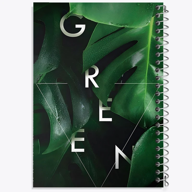 دفتر مشق 100 برگ خندالو طرح Green کد F5656