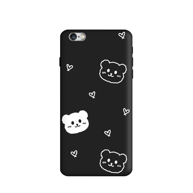 کاور طرح خرس کیوت کد f3609 مناسب برای گوشی موبایل اپل  iphone 6 Plus / 6s Plus