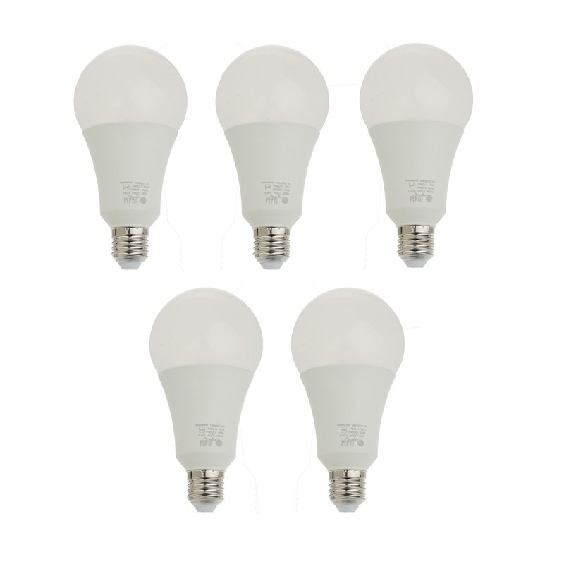 لامپ ال ای دی 18 وات افراتاب مدل AF-A80-18W پایه E27 بسته 5 عددی