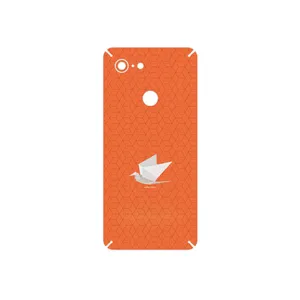 MAHOOT Minimalist origami bird Cover Sticker for Google Pixel 3