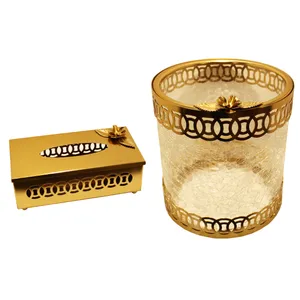 ست سطل و جای دستمال کاغذی مدل M.H1001
