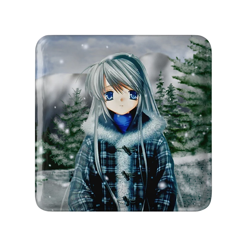 مگنت خندالو طرح ساکاگامی انیمه کلاناد Clannad  مدل مربعی کد 22403