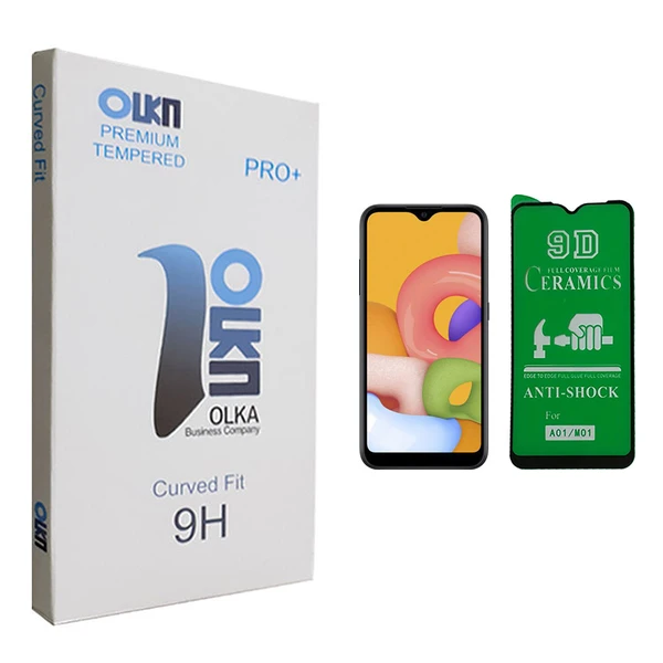 محافظ صفحه نمایش 9D الکا مدل +PRO مناسب برای گوشی موبایل سامسونگ Galaxy A01 / M01