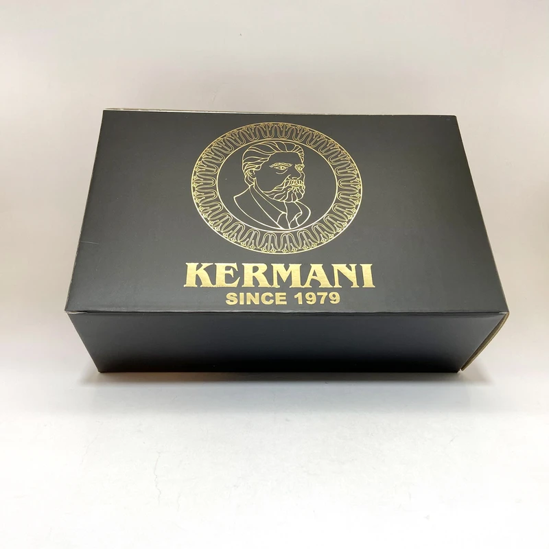 عکس شماره 6 : کفش مردانه کرمانی مدل تمام چرم طبیعی کروکو دستدوز کد 1074