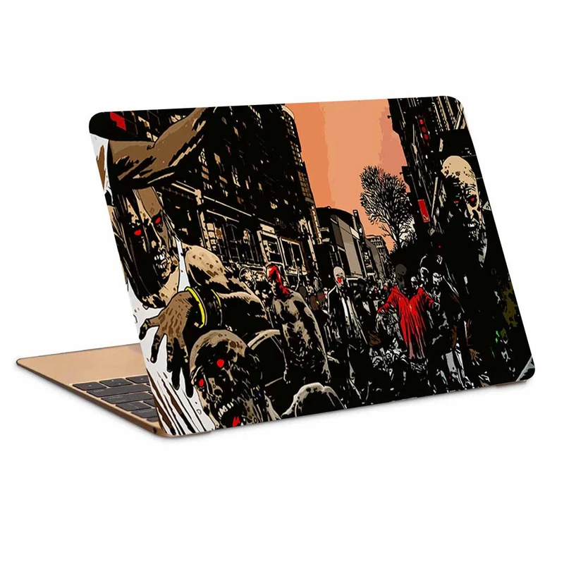 استیکر لپ تاپ طرح zombi کد N-671 مناسب برای لپ تاپ 15.6 اینچ