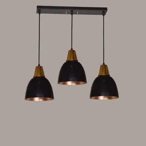 چراغ آویز سه شعله مدل خطی ویدا