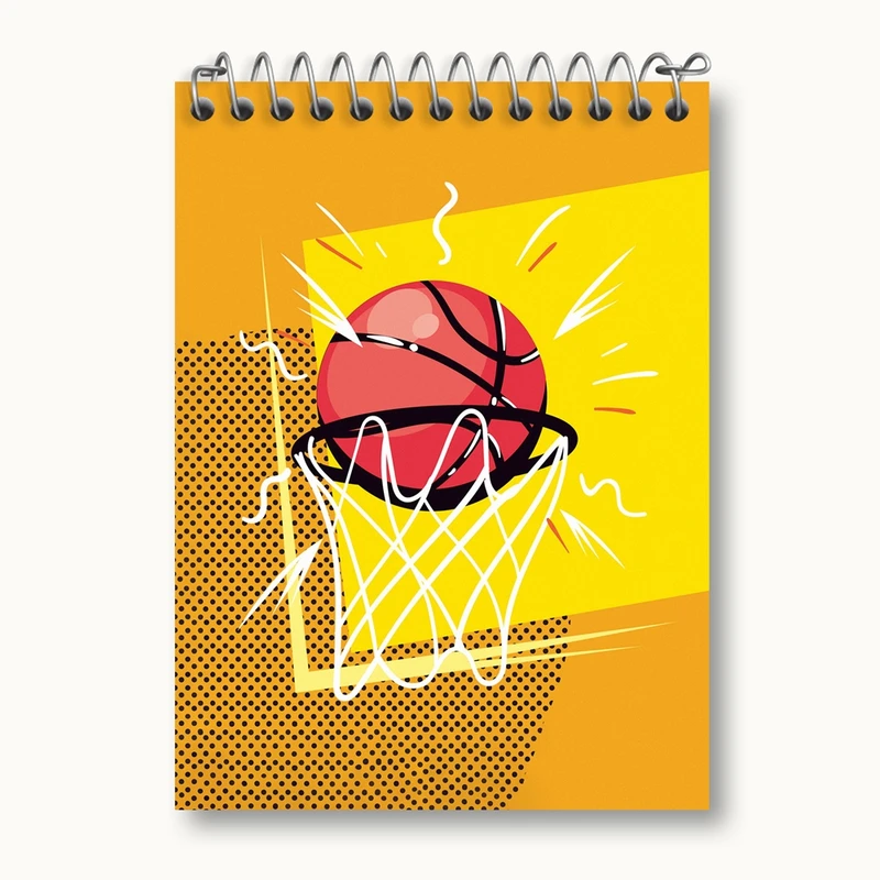دفتر یادداشت 50 برگ خندالو مدل بسکتبال Basketball کد 26466