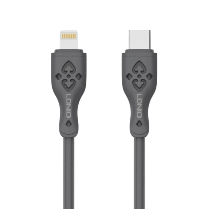 کابل تبدیل USB-C به لایتنینگ الدینیو مدل LC812I طول 2 متر