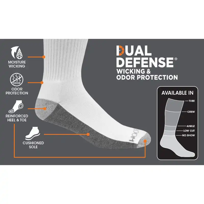 جوراب ورزشی ساق بلند مردانه مدل Fruit of the Loom