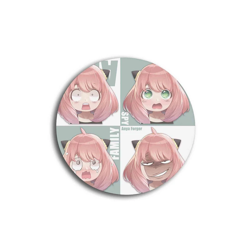 زیر لیوانی مدل انیمه آنیا خانواده اسپای کیوت کد 248 Spy × Family