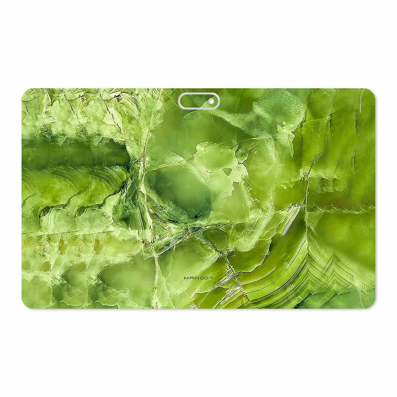 برچسب پوششی ماهوت مدل Green Crystal Marble مناسب برای تبلت جی ال ایکس W11 Plus