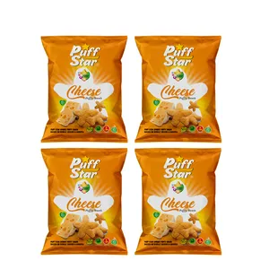 اسنک سویق پفی چهار جوانه پف استار - 50 گرم بسته 4 عددی