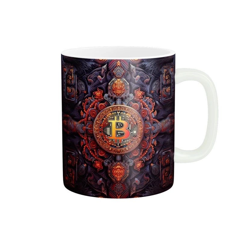 ماگ طرح بیت کوین کد 575