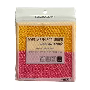 اسکاچ سانگبو کلمی مدل SOFT MESH SCRUBBER بسته 2 عددی