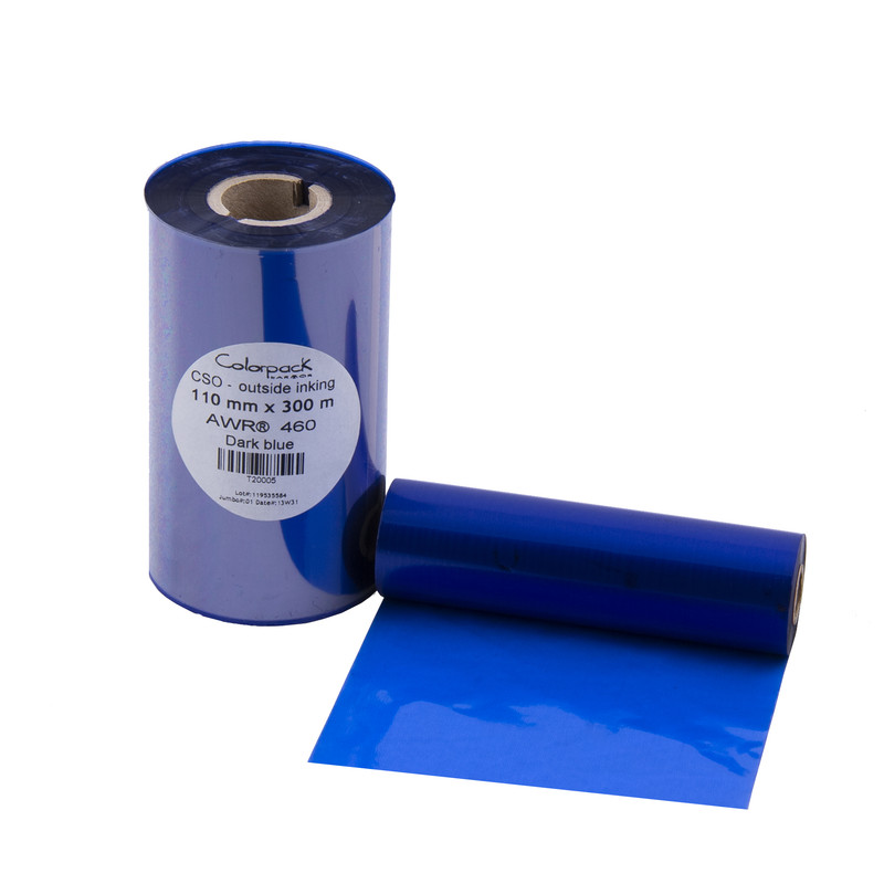 ریبون رنگی پرینتر لیبل زن مدل 110mm x 300m