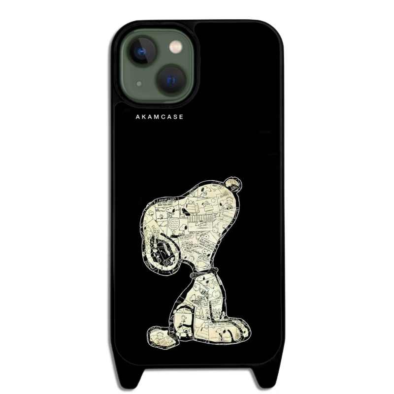 کاور آکام مدل AMCWLA13-SNOOPY10 مناسب برای گوشی موبایل اپل iPhone 13