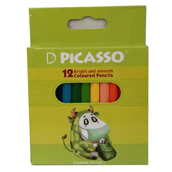 مداد رنگی 12 رنگ پیکاسو کد 001