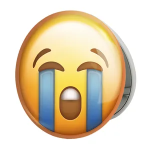 آینه جیبی خندالو طرح ایموجی مدل تاشو کد 24670 