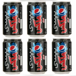نوشابه گاز دار با طعم کولا رژیمی پپسی - 330 میلی لیتربسته ۶ عددی