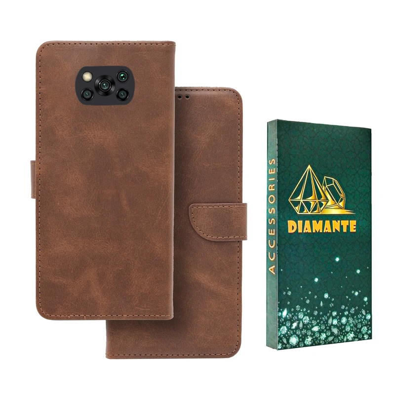 کیف کلاسوری دیامانته مدل Bors Gn مناسب برای گوشی موبایل شیائومی Poco X3 / X3 NFC