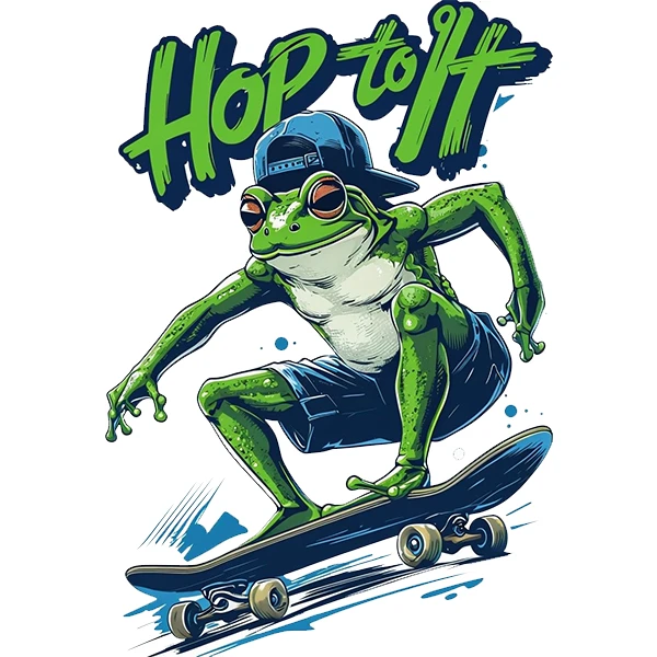 استیکر پارچه و لباس پاد آفرین طرح کارتونی قورباغه کد 4142