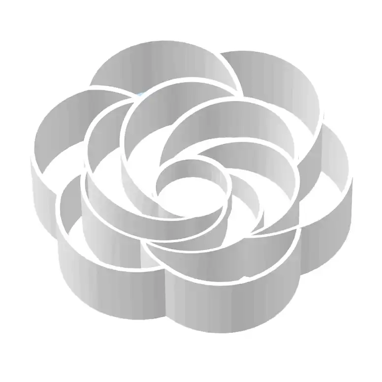 قالب شیرینی مدل سه بعدی نان برنجی طرح عشق کد 140