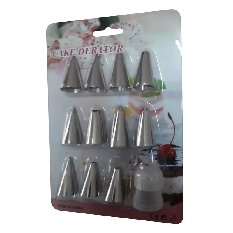 ماسوره شیرینی پزی مدل pe294 مجموعه 12 عددی