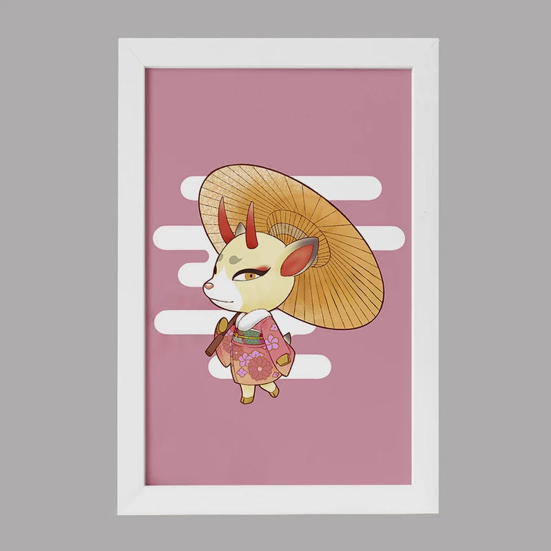 تابلو خندالو مدل بازی انیمال کراسینگ (Animal Crossing) کد 32644