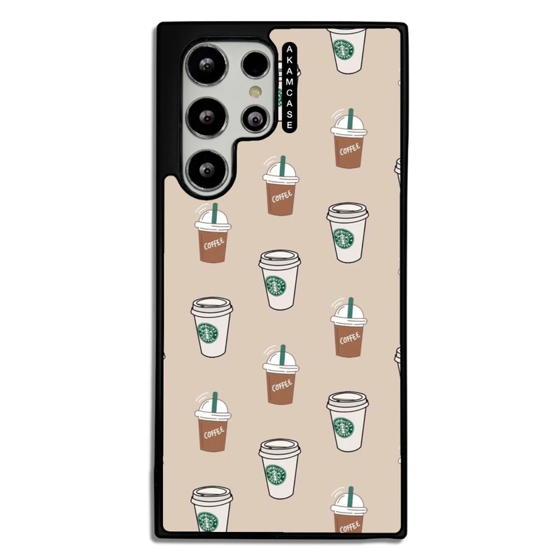 کاور آکام مدل AMC-WSGS22U-STARBUCKS-29 مناسب برای گوشی موبایل سامسونگ Galaxy S22 Ultra