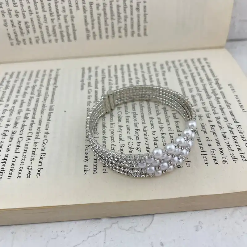 دستبند زنانه مدل مروارید کد B4660