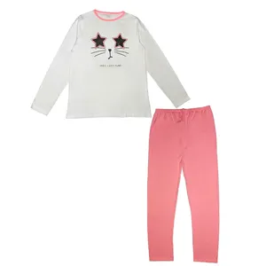 ست تی شرت و شلوار دخترانه پیریمارک مدل Cat