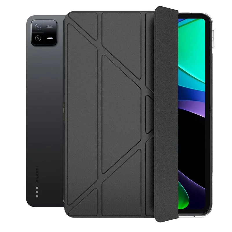 عکس شماره 3 : کیف کلاسوری لوکسار مدل magnetic smart case 2 مناسب برای تبلت شیائومی redmi pad 6-redmi pad 6 pro