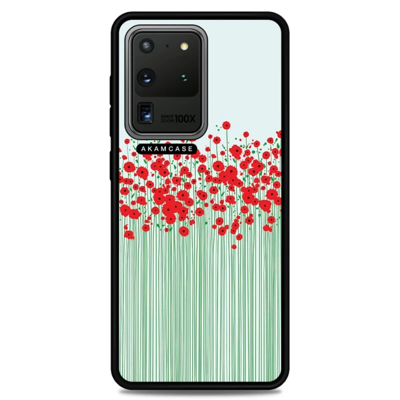 کاور آکام مدل AMC-WSGS20U-FLOWERS-26 مناسب برای گوشی موبایل سامسونگ Galaxy S20 Ultra