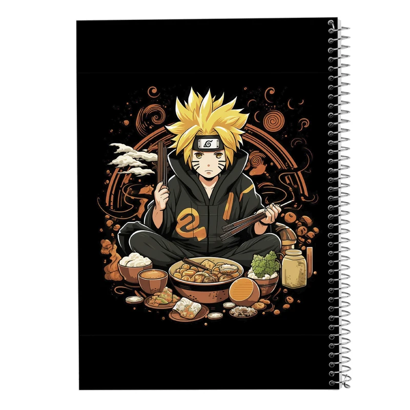 دفتر ژورنال نویسی 50 برگ مدوپد مدل نقطه ای طرح Naroto کد DF11447