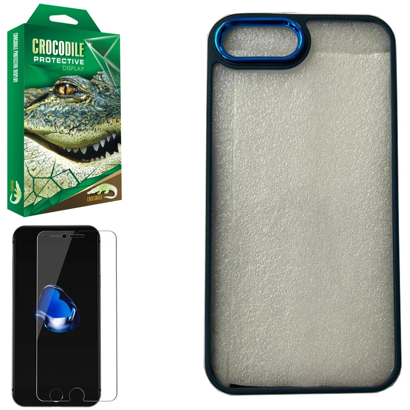 کاور کروکودیل مدل CO-CVR-UNQ مناسب برای گوشی موبایل اپل iphone 7/8/SE 2020/SE 2022 به همراه محافظ صفحه نمایش