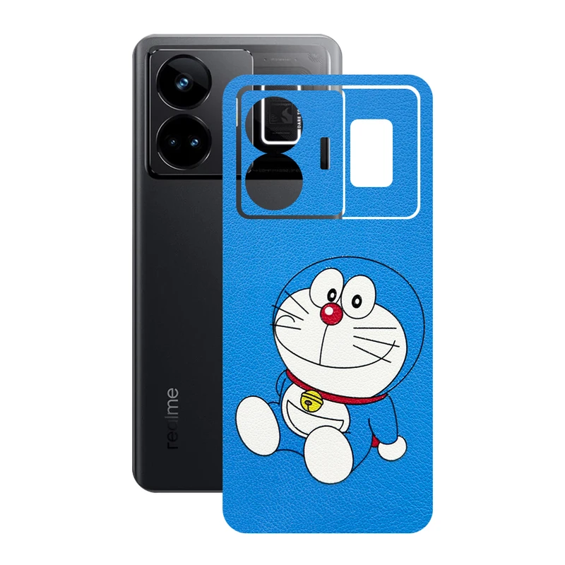 برچسب پوششی ریمکس مدل Leth طرح دورایمون مناسب برای گوشی موبایل ریلمی GT3