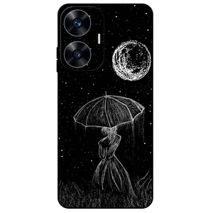 Megafone Girl and Moon 1369 Cover For Realme C55