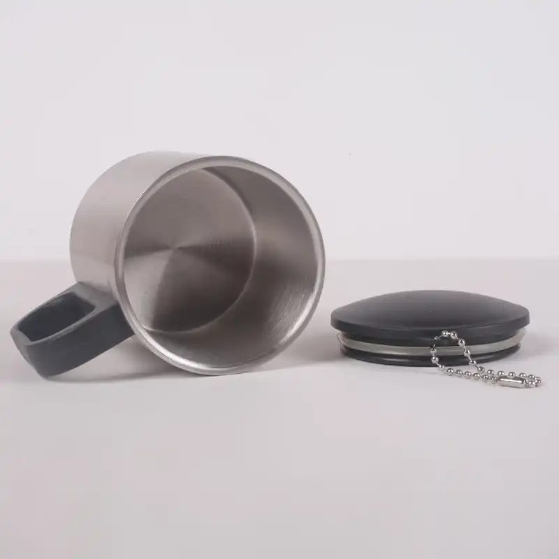 لیوان سفری مدل استیل در دار کد 001