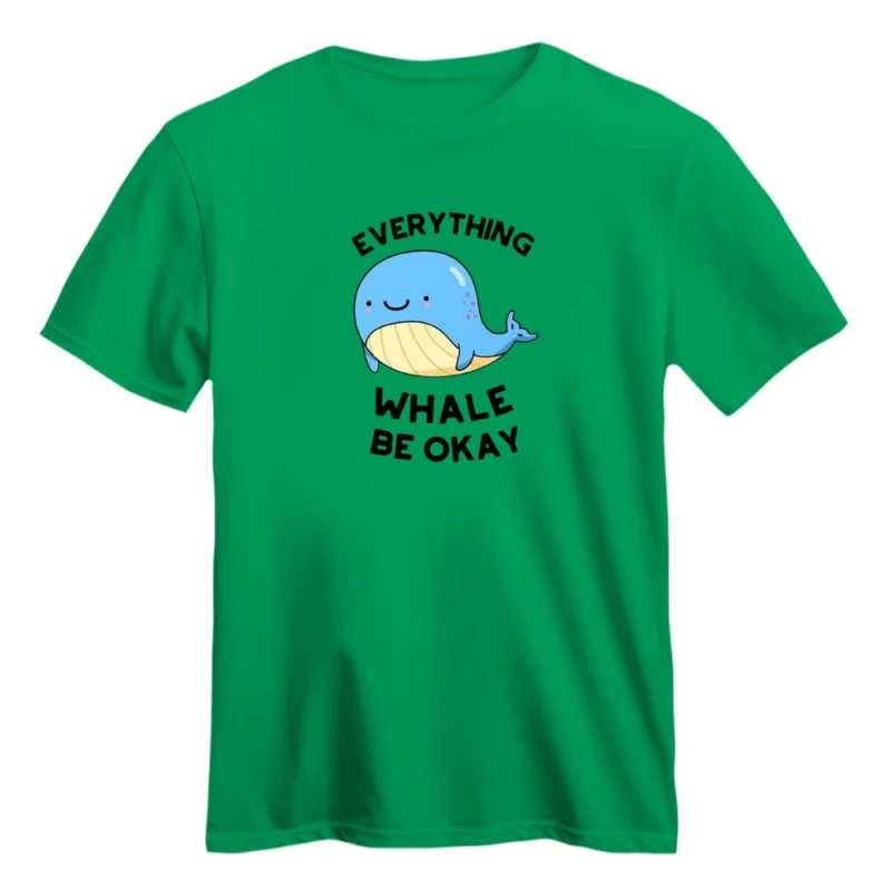 تی شرت آستین کوتاه زنانه مدل نهنگ کد ۳