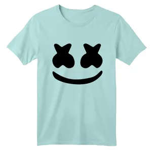 تی شرت آستین کوتاه بچگانه مدل مارشمالو  رنگ آبی روشن