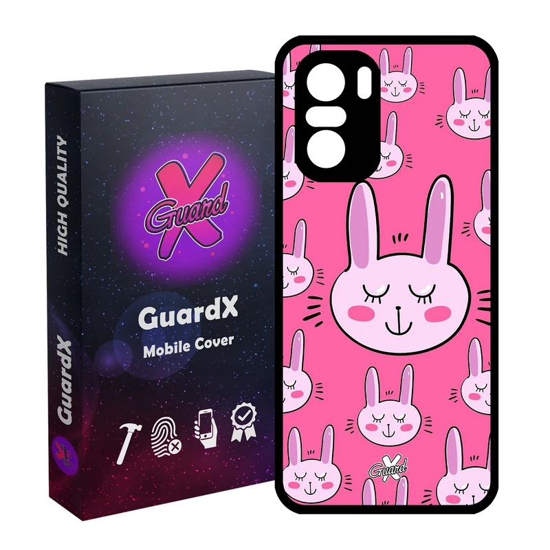 کاور گارد ایکس طرح Rabbit مدل Glass10135 مناسب برای گوشی موبایل شیائومی Poco F3/MI 11X/MI 11X Pro/Redmi K40/K40 Pro