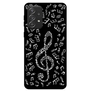 Megafone Musical Note 1370 Cover Suitable For Samsung Galaxy A52S 5G  Mobile Phone