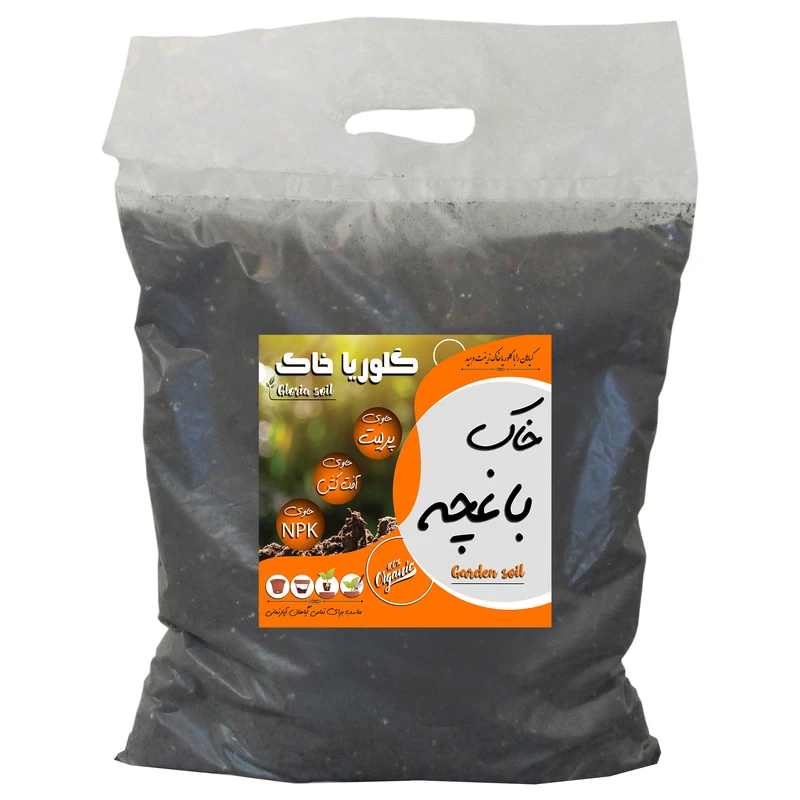  خاک باغچه گلوریا خاک مدل 10Lr وزن 5 کیلوگرم
